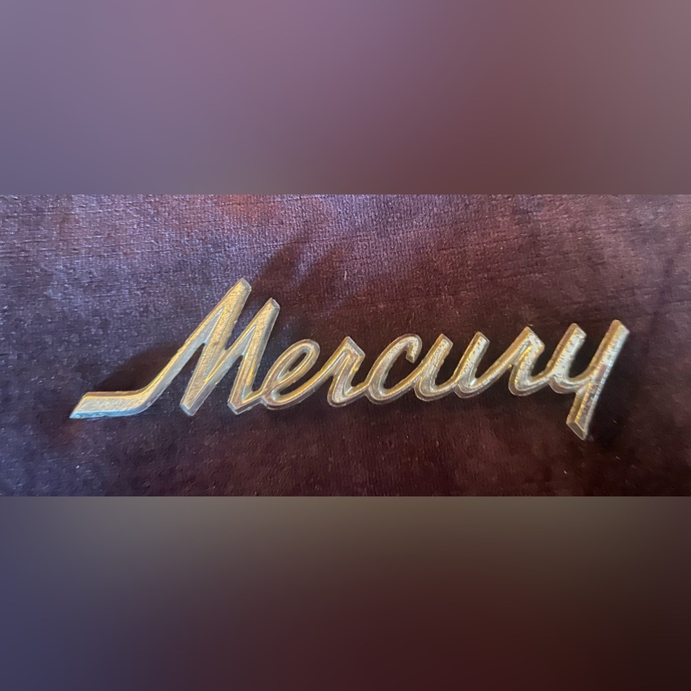 Vintage Mercury Cougar Car Emblem